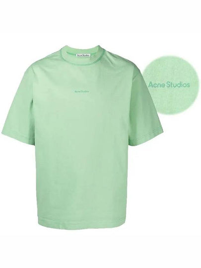 Logo Short Sleeve T-Shirt Green - ACNE STUDIOS - BALAAN 2