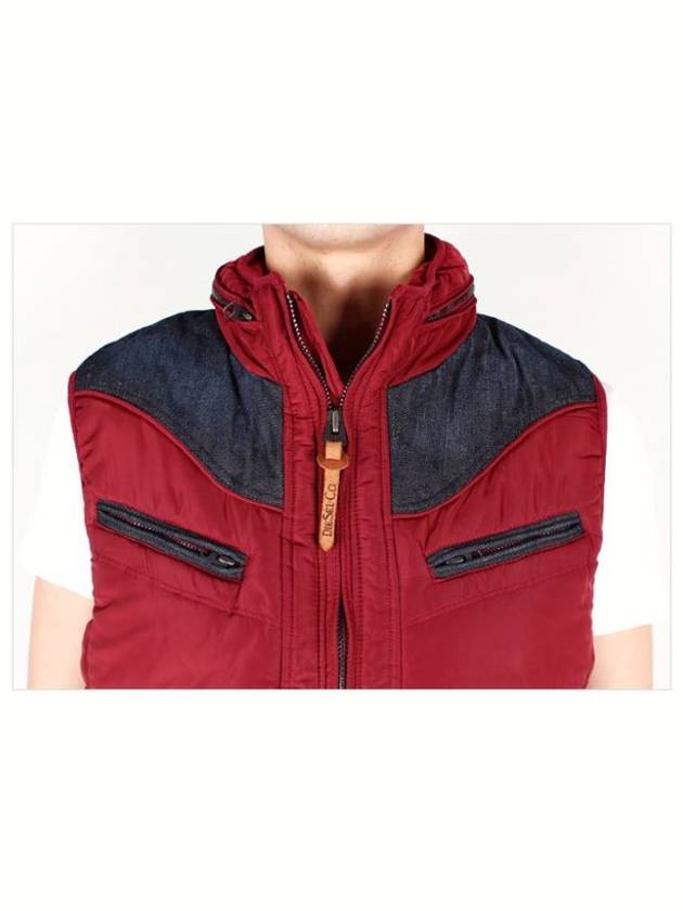 Men WEMIL denim washing color combination vest 40G - DIESEL - BALAAN 6