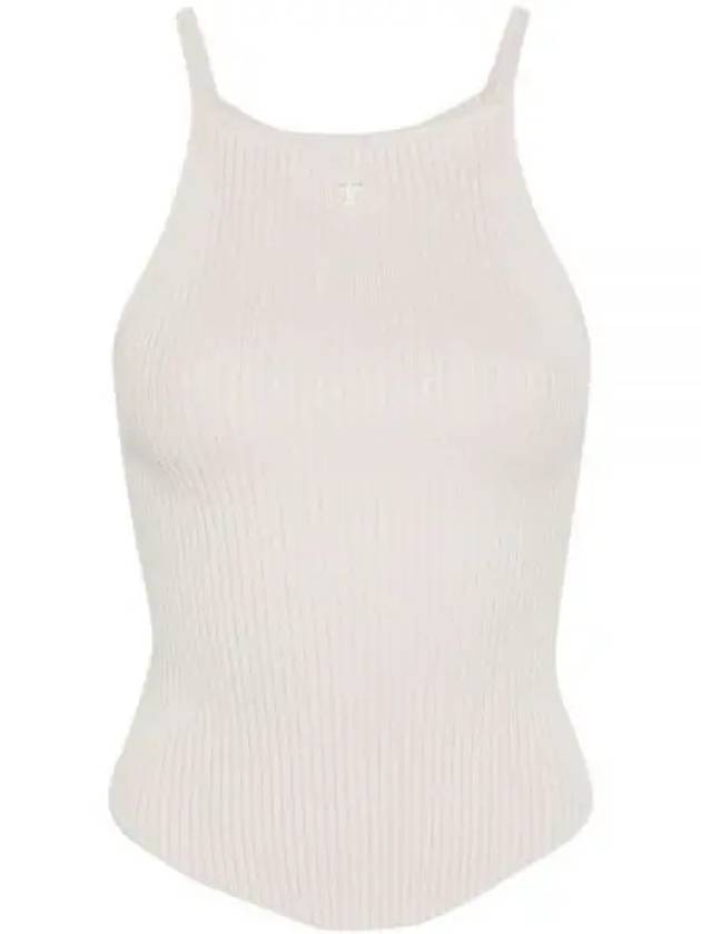 Holistic Ribbed Knit Sleeveless Lime Stone - COURREGES - BALAAN 2