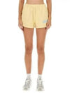 Straight Cotton Shorts Light Yellow - SPORTY & RICH - BALAAN 2