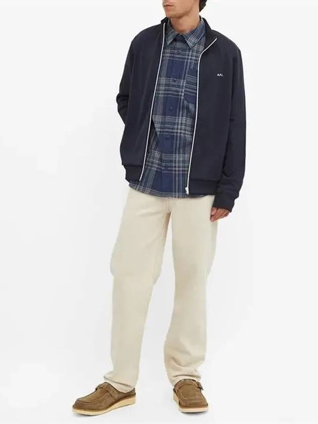 Men's Gym Track Jacket Dark Navy - A.P.C. - BALAAN 7