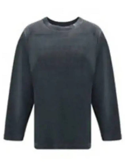 Numeric Stitch Cotton Long Sleeve T-Shirt Black - MAISON MARGIELA - BALAAN 2