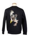 Eagle Print Neoprene Sweatshirt Black - NEIL BARRETT - BALAAN 4