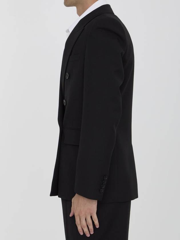 Wool Gabardine Jacket - SAINT LAURENT - BALAAN 3