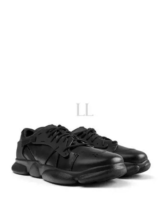 Karst Leather Low Top Sneakers Black - CAMPER - BALAAN 2