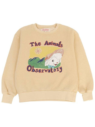 Kids brushed sweatshirt F24022 305 FN - THE ANIMALS OBSERVATORY - BALAAN 1