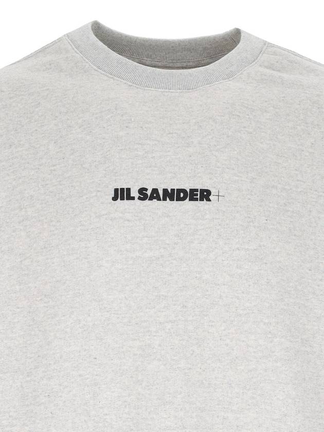 Men's Logo Sweatshirt Grey - JIL SANDER - BALAAN 4