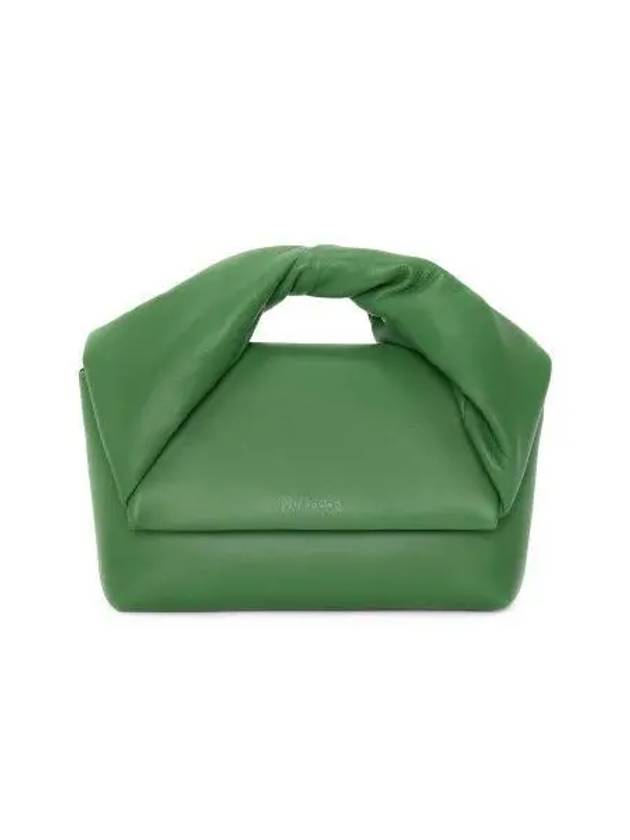 Twister Leather Medium Tote Bag Green - JW ANDERSON - BALAAN 2