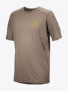 Men s Ionic Merino Wool Short Sleeve T Shirt Beige X000006537 020141 - ARC'TERYX - BALAAN 1