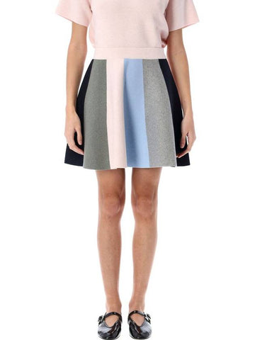 JW Anderson Panelled Scarf-Knit Mini Skirt - JW ANDERSON - BALAAN 1