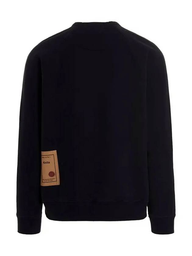 back logo patch sweatshirt navy - TEN C - BALAAN 2