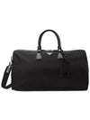 Re-Nylon Brushed Leather Duffel Bag Black - PRADA - BALAAN 2