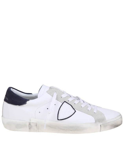 PRSX Navy Tab Low Top Sneakers White - PHILIPPE MODEL - BALAAN 2