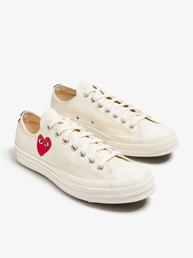 Chuck 70 Low Top Sneakers Ivory - COMME DES GARCONS - BALAAN 3