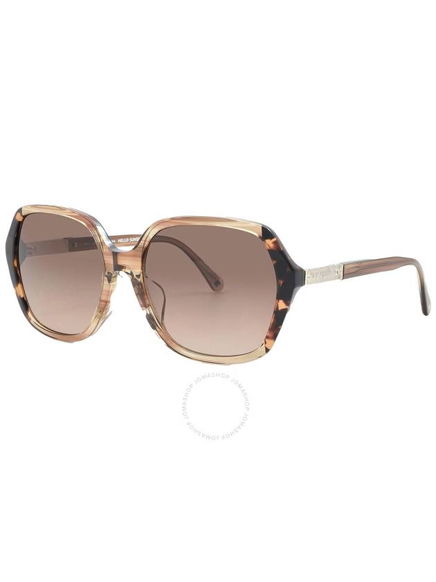 Kate Spade Brown Gradient Geometric Ladies Sunglasses ELLERY/F/S 02OHHA 57 - KATE SPADE - BALAAN 3