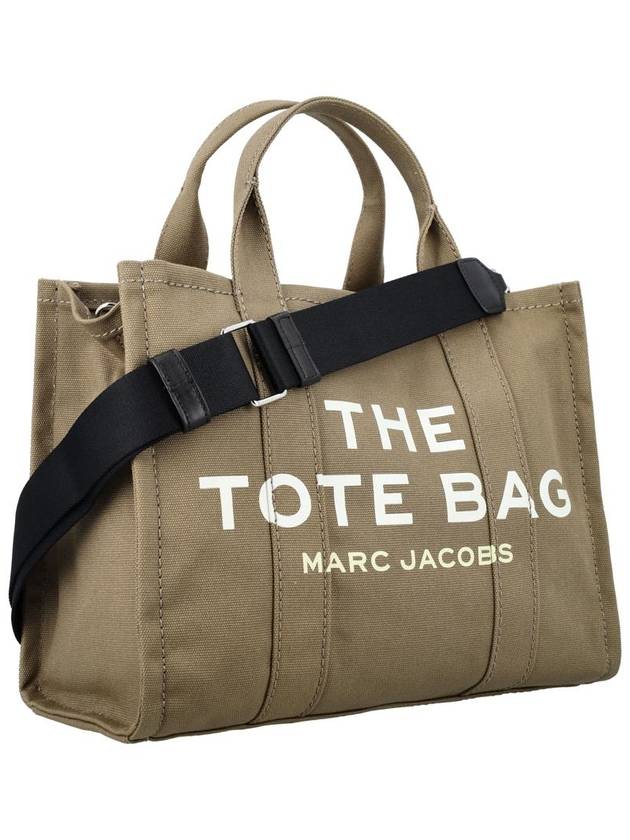 Logo Medium Canvas Tote Bag Slate Green - MARC JACOBS - BALAAN 3