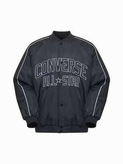 Retro Varsity Jacket Black - CONVERSE - BALAAN 2