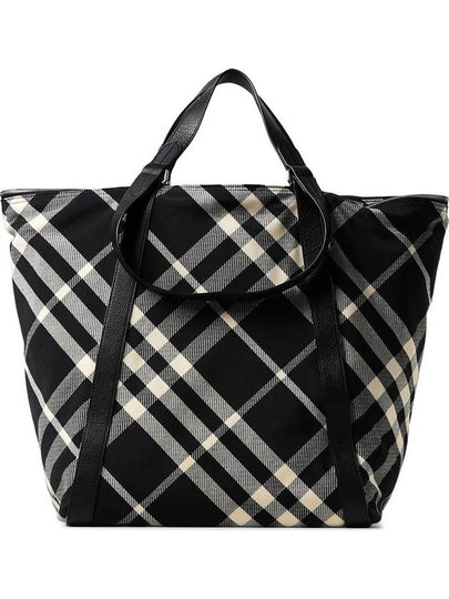 Festival Canvas Tote Bag Black - BURBERRY - BALAAN 2