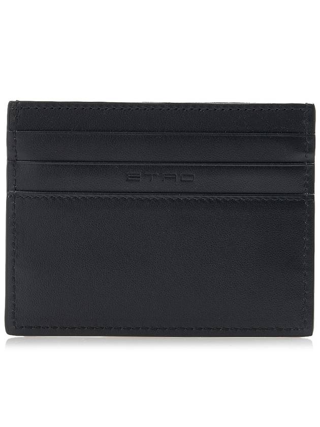 Women's Pegasus Logo Card Wallet Black - ETRO - BALAAN 4