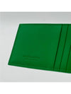 Intrecciato Calfskin Card Wallet Green - BOTTEGA VENETA - BALAAN 4