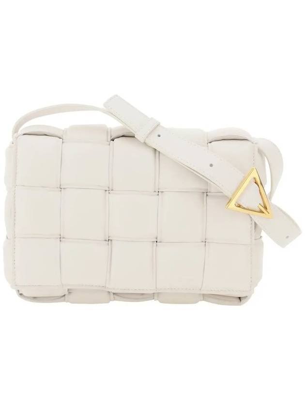 Gold Hardware Padded Cassette Cross Bag Chalk - BOTTEGA VENETA - BALAAN 3