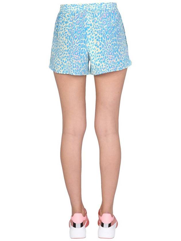 Women's Leopard Print Shorts Blue - STELLA MCCARTNEY - BALAAN 5