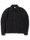 Lens Pocket Zip-Up Long Sleeve Shirt Black - CP COMPANY - BALAAN 2