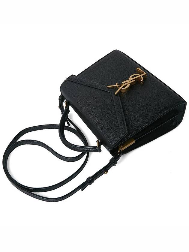 Casandra Monogram Mini Top Handle Cross Bag Black - SAINT LAURENT - BALAAN 5