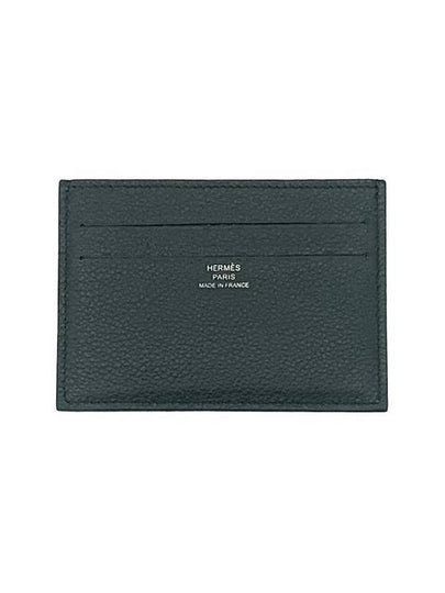 Citizen Twill Card Wallet Navy - HERMES - BALAAN 2