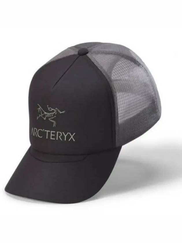 Bird Word Trucker Curved Ball Cap Black - ARC'TERYX - BALAAN 2