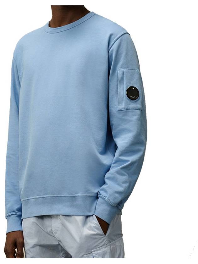 Lens Detail Sweatshirt Blue - CP COMPANY - BALAAN 4