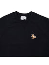 Chillax Fox Patch Classic Sweatshirt Black - MAISON KITSUNE - BALAAN 4