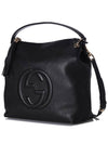 GG Soho Tassel Hobo Shoulder Bag Black - GUCCI - BALAAN 3