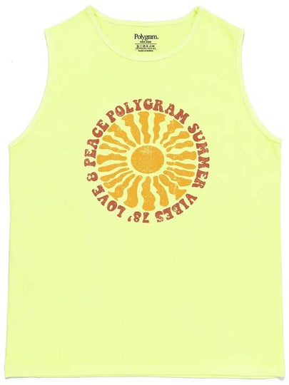 LOVE N PEACE PIGMENT DYED SLEEVELESS LIME - POLYGRAM - BALAAN 2