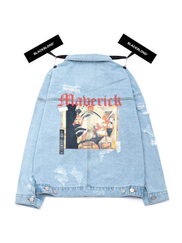 BBD Maverick Denim Jacket Light Blue - BLACKBLOND - BALAAN 2