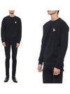 Chillax Fox Patch Classic Sweatshirt Black - MAISON KITSUNE - BALAAN 2