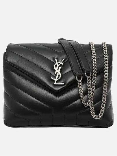 Matelasse Lulu Quilted Small Shoulder Bag Black - SAINT LAURENT - BALAAN 2