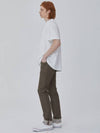 Color Selvedge Denim Jeans Khaki - CORK - BALAAN 4