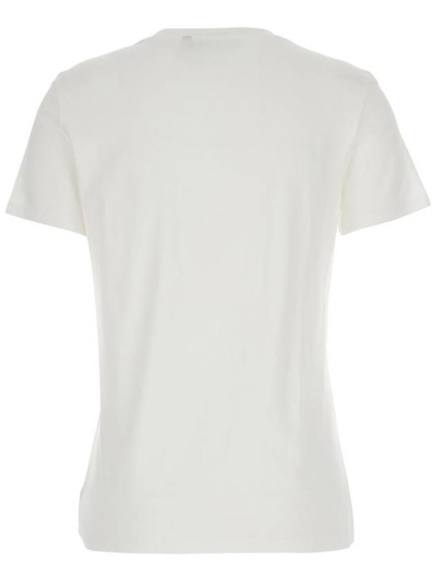 Women's Easy EASY Organic Cotton Short Sleeve T-Shirt White - THEORY - BALAAN 3