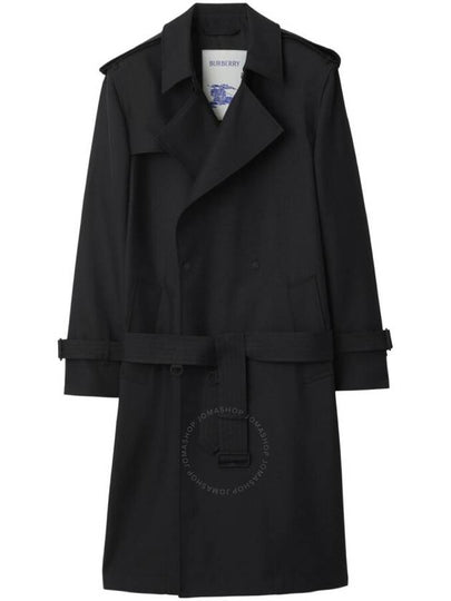 Belted Long Trench Coat Black - BURBERRY - BALAAN 2