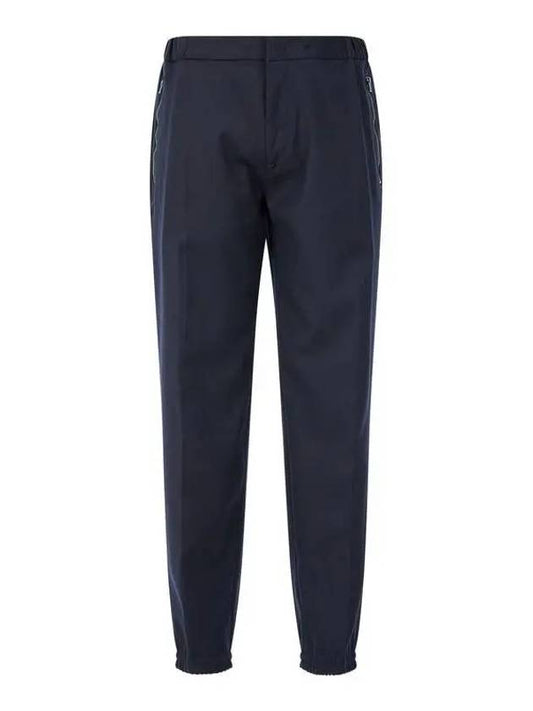 Men s Wool Blend Easy Jogger Pants Dark Navy - EMPORIO ARMANI - BALAAN 1