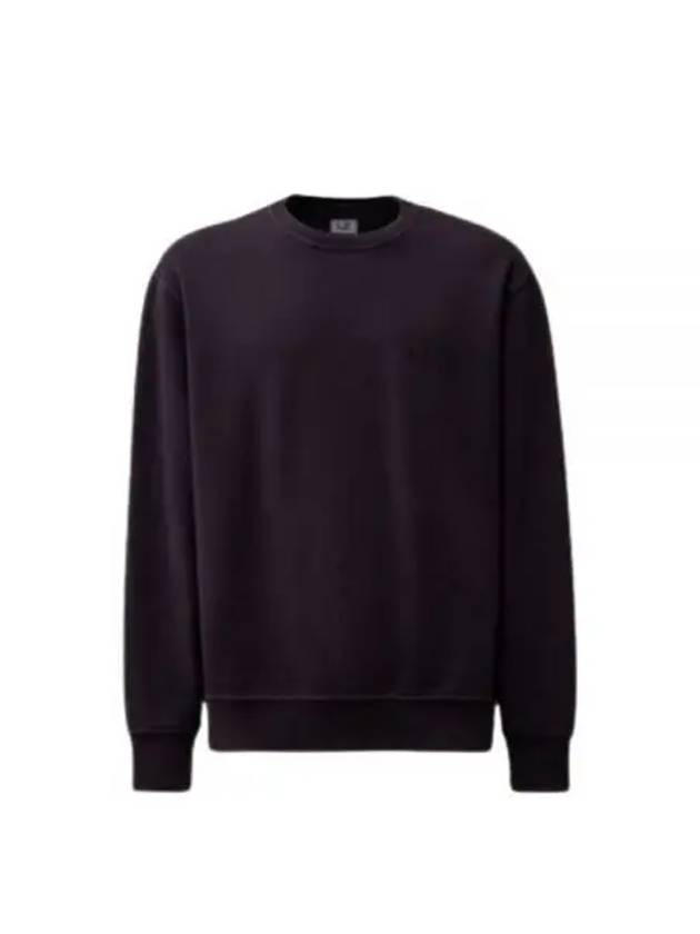 Embroidered Logo Cotton Sweatshirt Purple - CP COMPANY - BALAAN 2