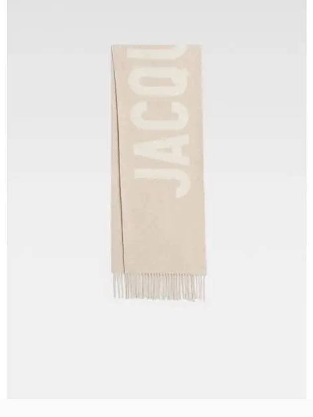 Unisex L Echarpe Jacquemus Multi Beige Domestic Product - JACQUEMUS - BALAAN 1