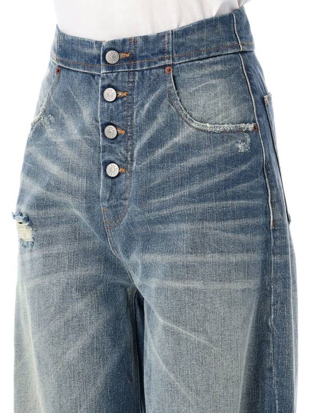 Mm6 Maison Margiela Rihanna Denim Pant - MAISON MARGIELA - BALAAN 3