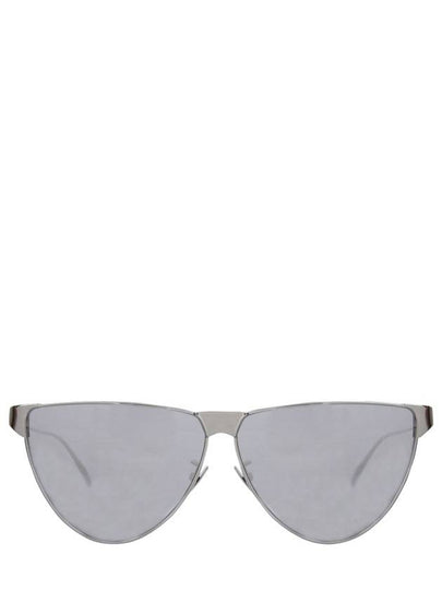 Eyewear BV1070S 004 Metallic Round Frame Sunglasses Silver - BOTTEGA VENETA - BALAAN 2