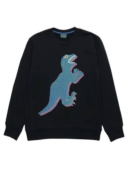 Men's Dino Print Sweatshirt Black - PAUL SMITH - BALAAN 2