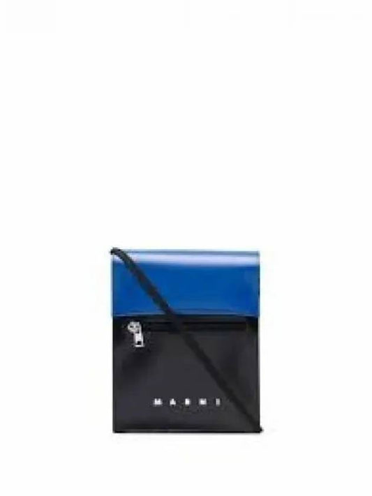 Tribeca two-tone cross bag black royal - MARNI - BALAAN 2