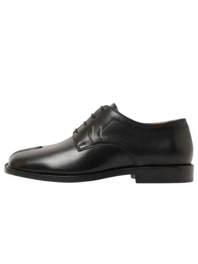 Tabi Lace Up Calf Leather Loafers Black - MAISON MARGIELA - BALAAN 2