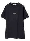 Stamp Two Print Short Sleeve T-Shirt Black - STONE ISLAND - BALAAN 2