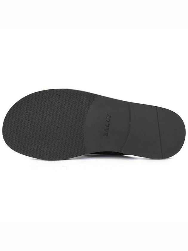 Jabil Stripe Detail Slippers 60266724044 F000 Black - BALLY - BALAAN 6